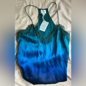 CAMI NYC ombré silk camisole.